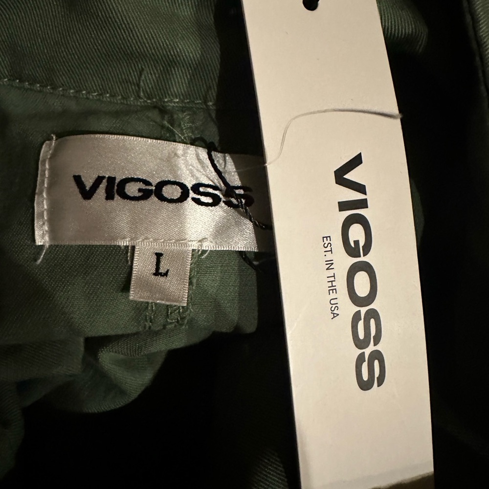 Vigoss Olive Utility crop Jacket size L - Picture 9 of 11